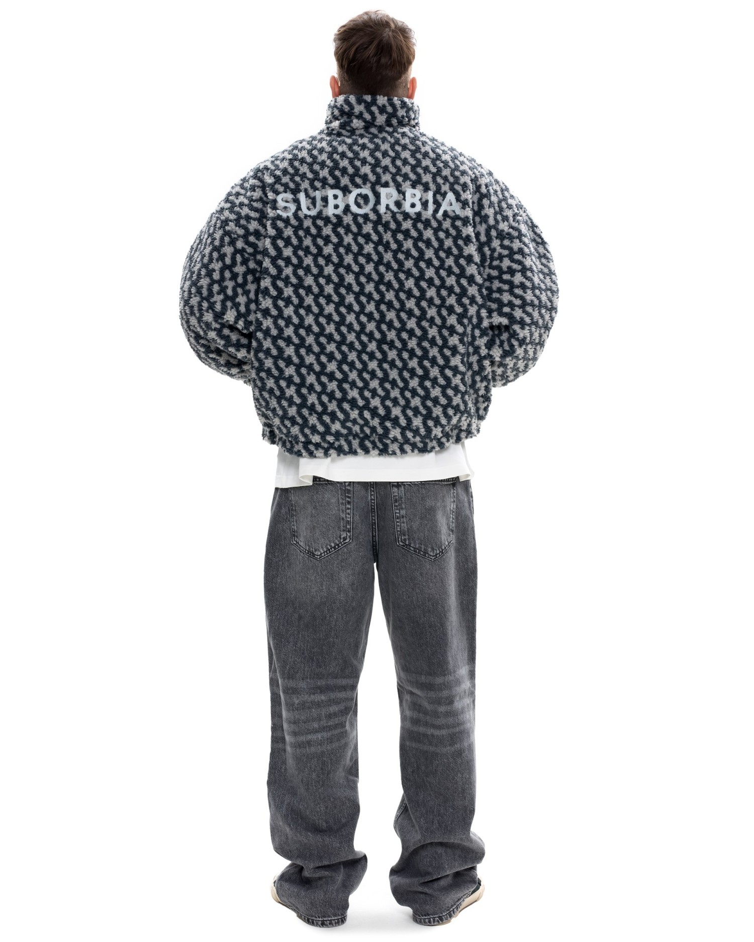 Мужской бомбер ПАТТЕРН удлиненный