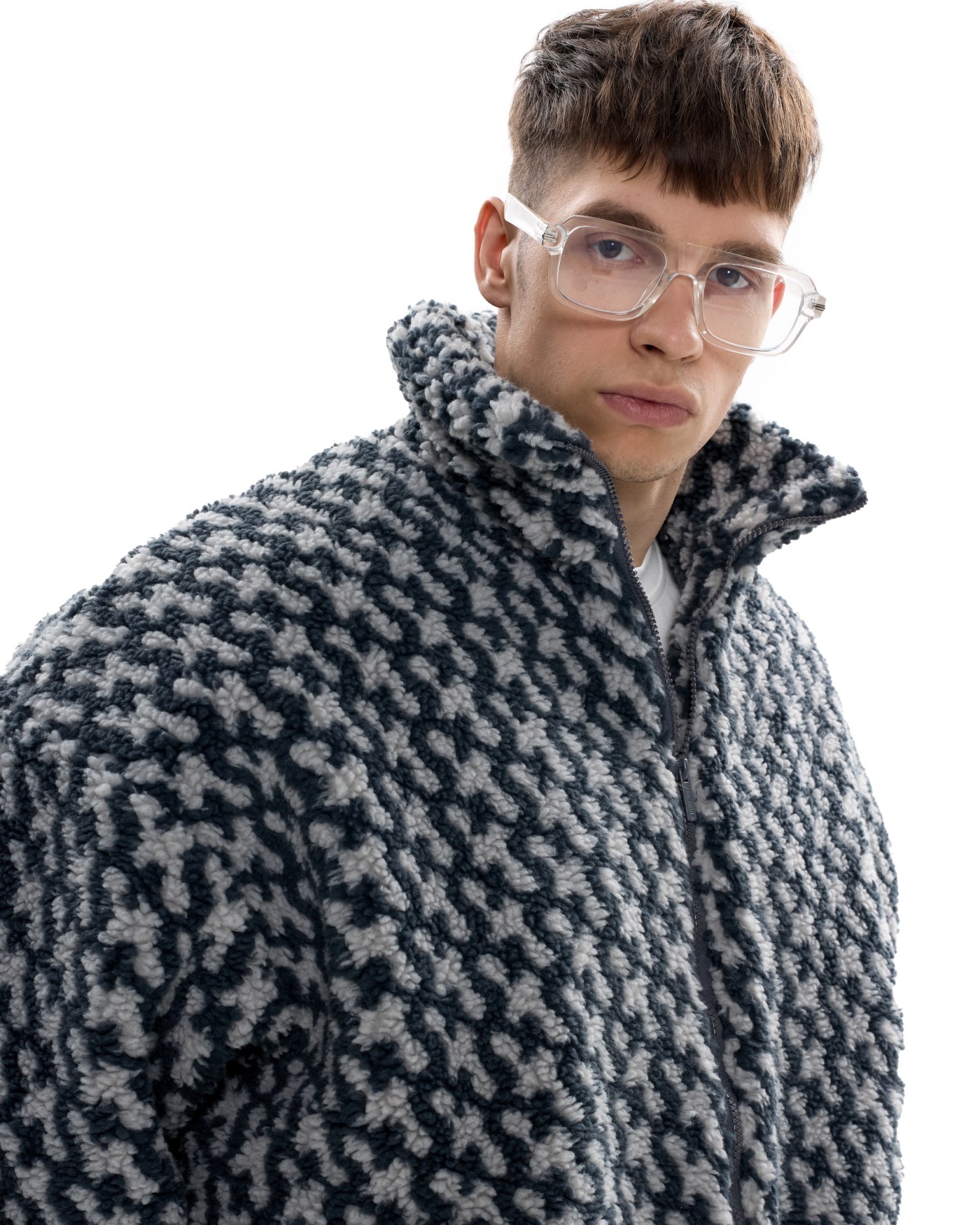 Мужской бомбер ПАТТЕРН удлиненный