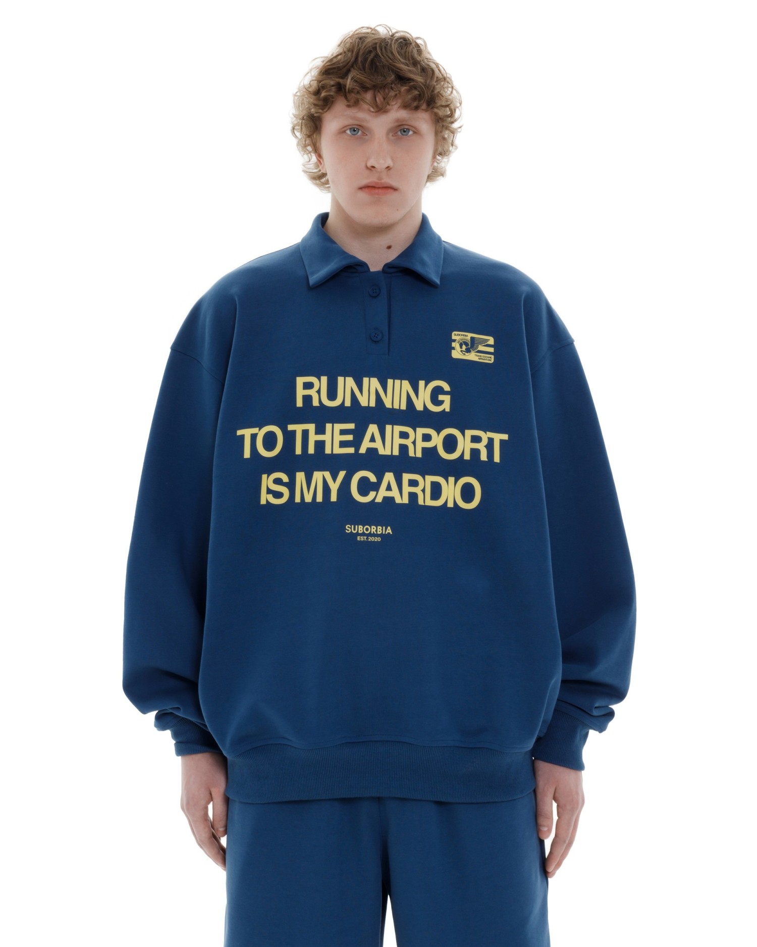 Свитшот-поло TERMINAL S `25 MEN Blue