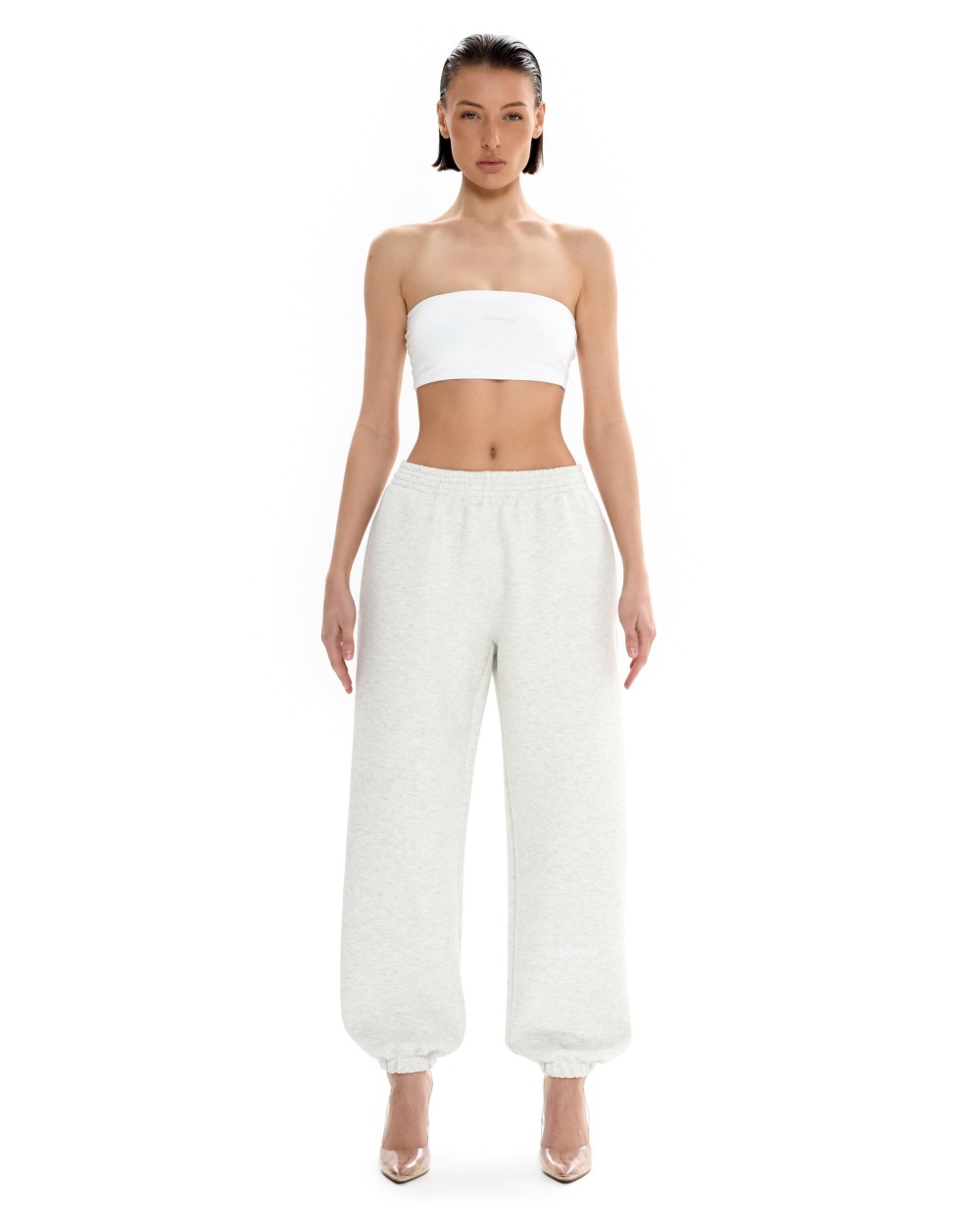 Джоггеры GATE BASIC Grey melange