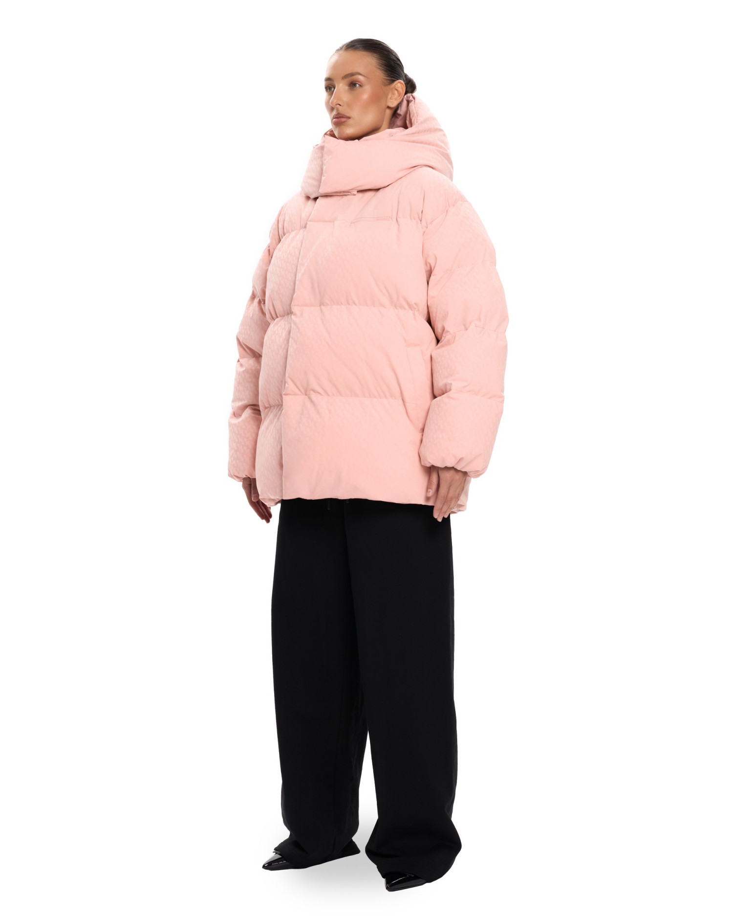 Пуховик PATTERN ANG Pink