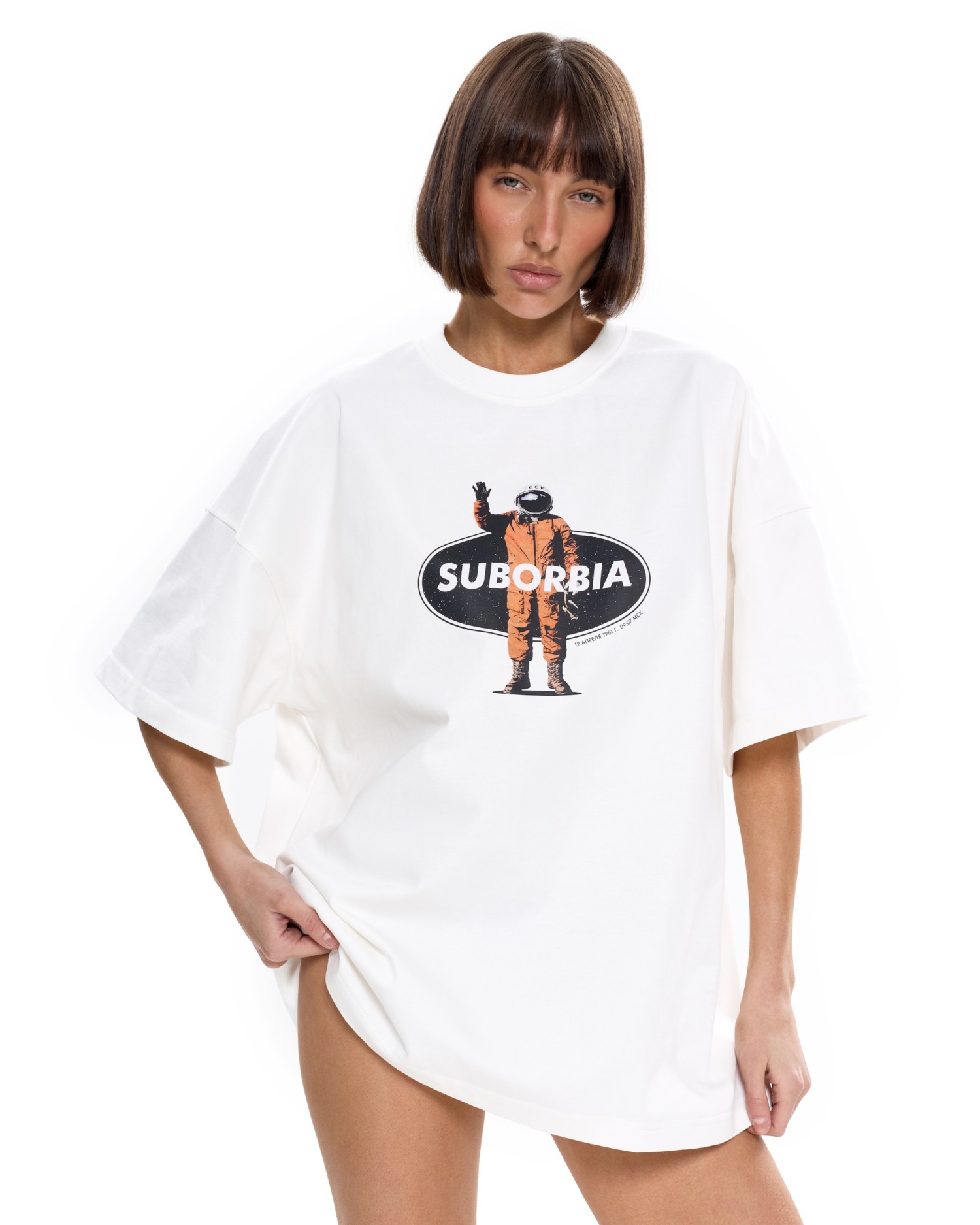 Футболка Космонавт Белый