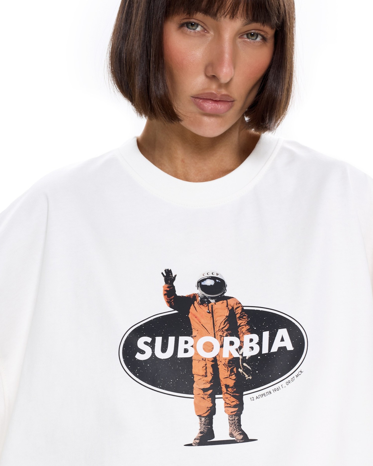 Футболка Космонавт Белый