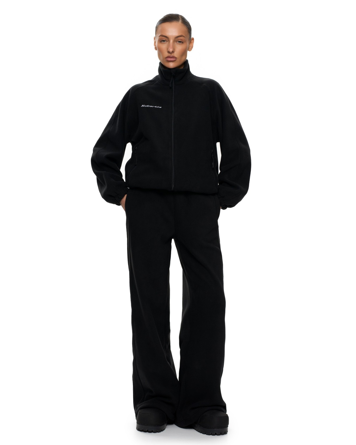 Костюм из флиса JUST Black