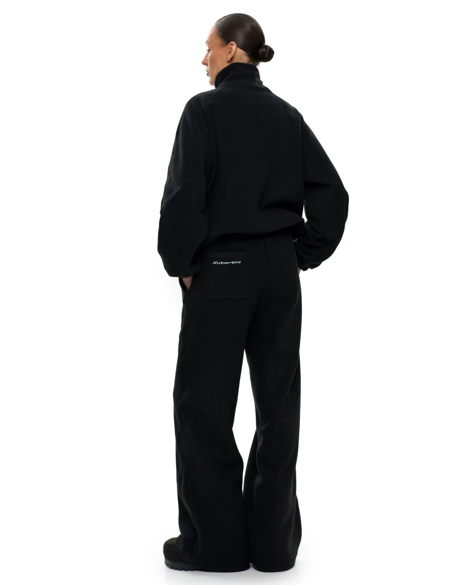 Костюм из флиса JUST Black