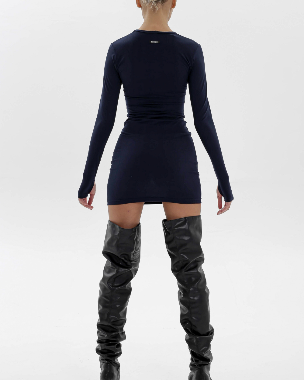 Платье AUTUMN BASE mini Dark blue
