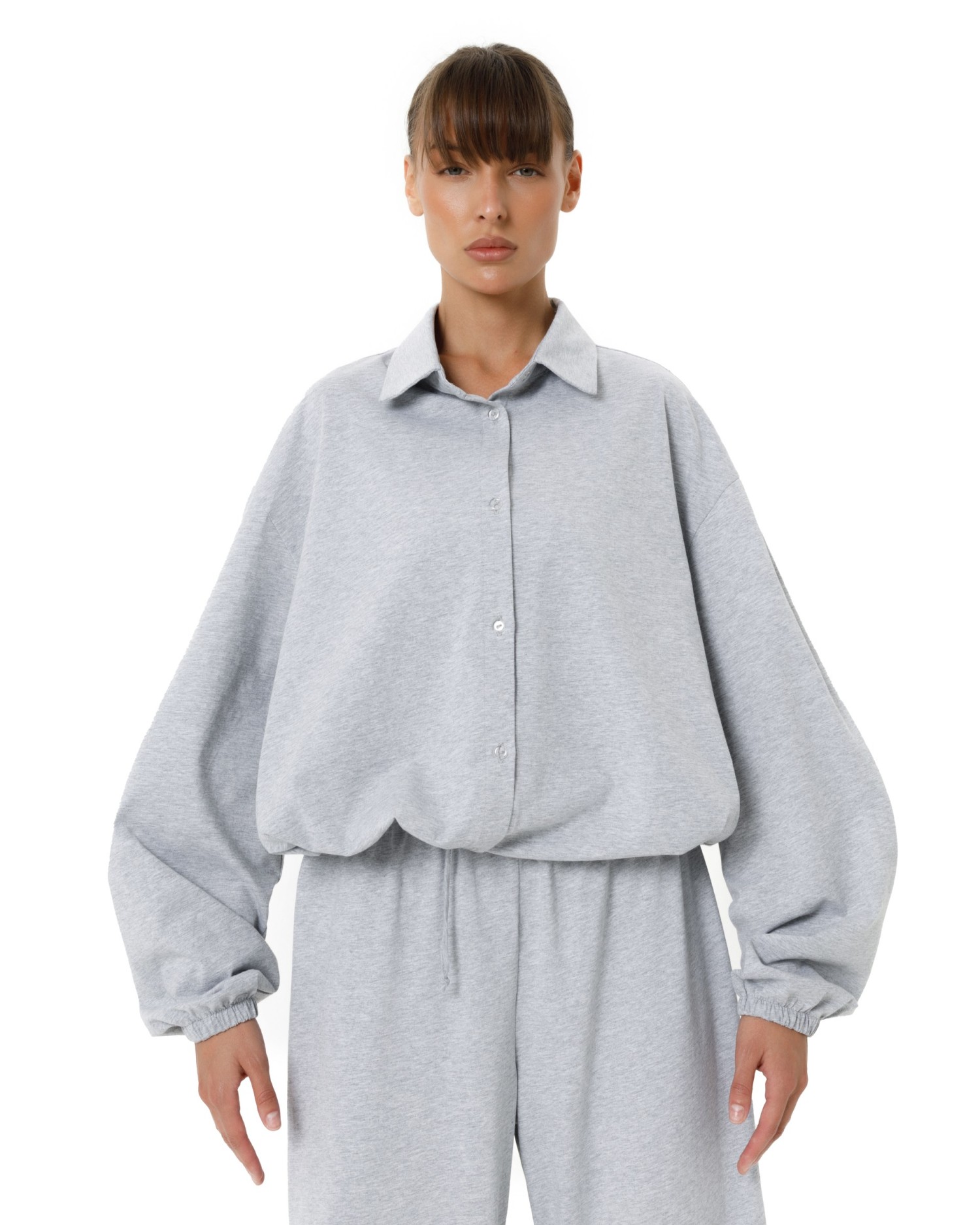 Рубашка ESSENCE Grey melange