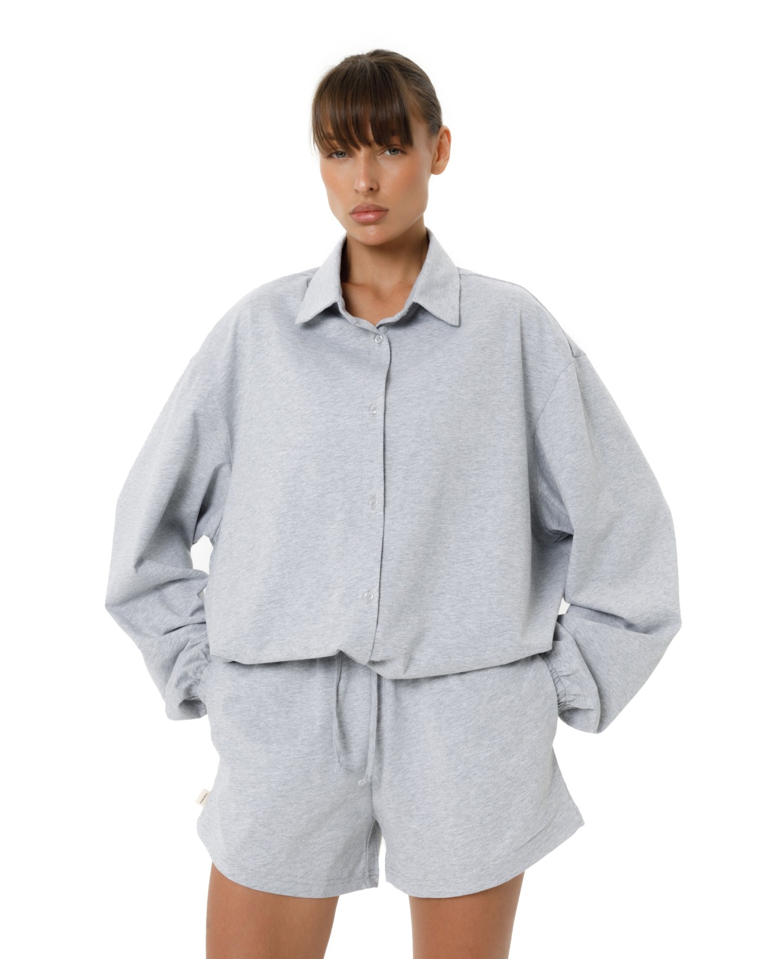 Рубашка ESSENCE Grey melange
