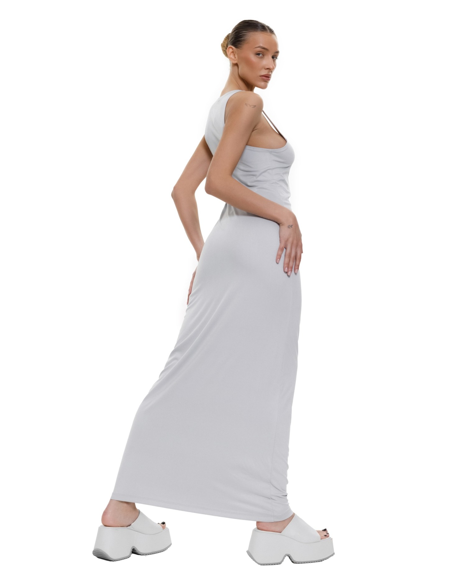Платье BASE CLASSIC maxi Grey
