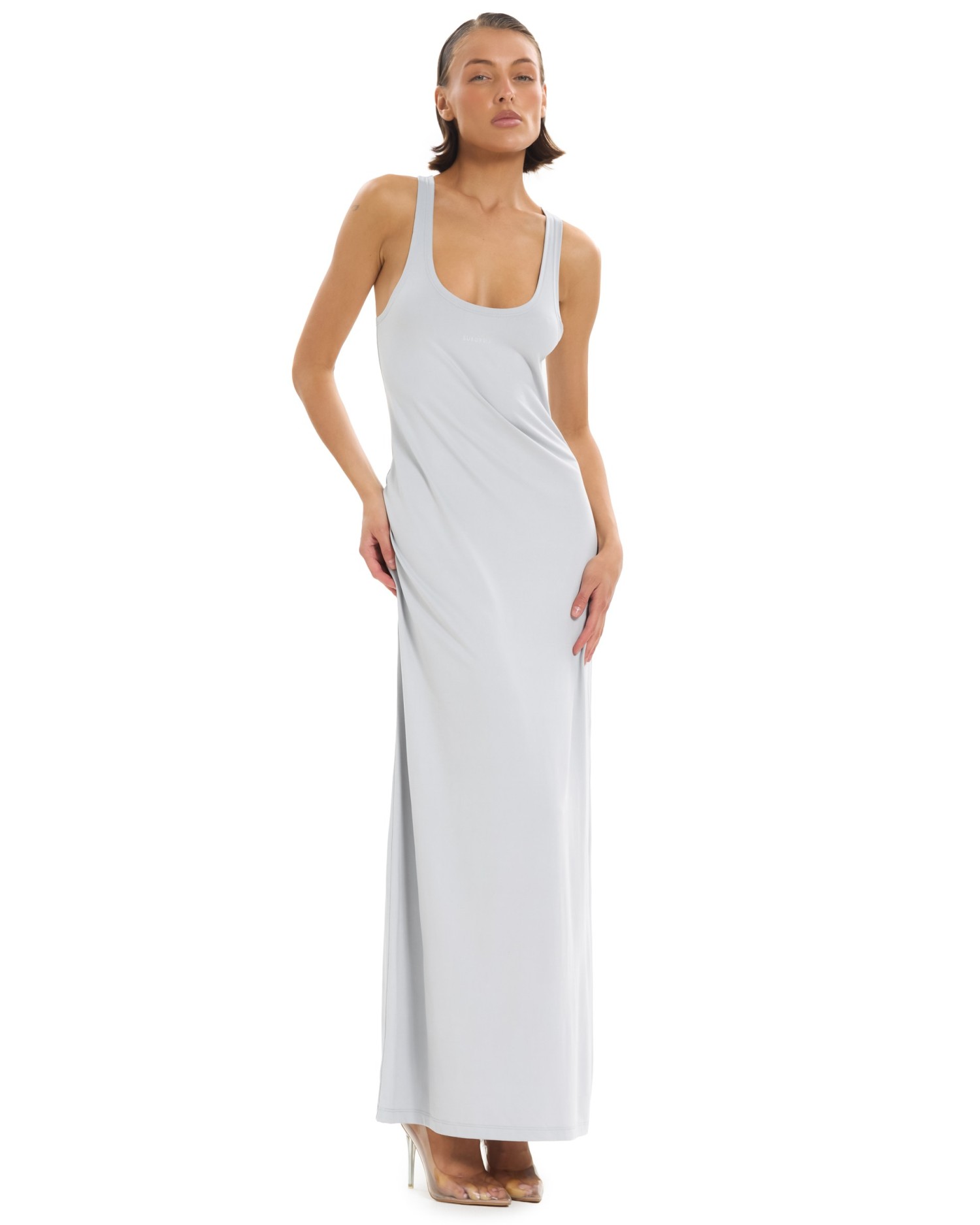 Платье BASE CLASSIC maxi Серый