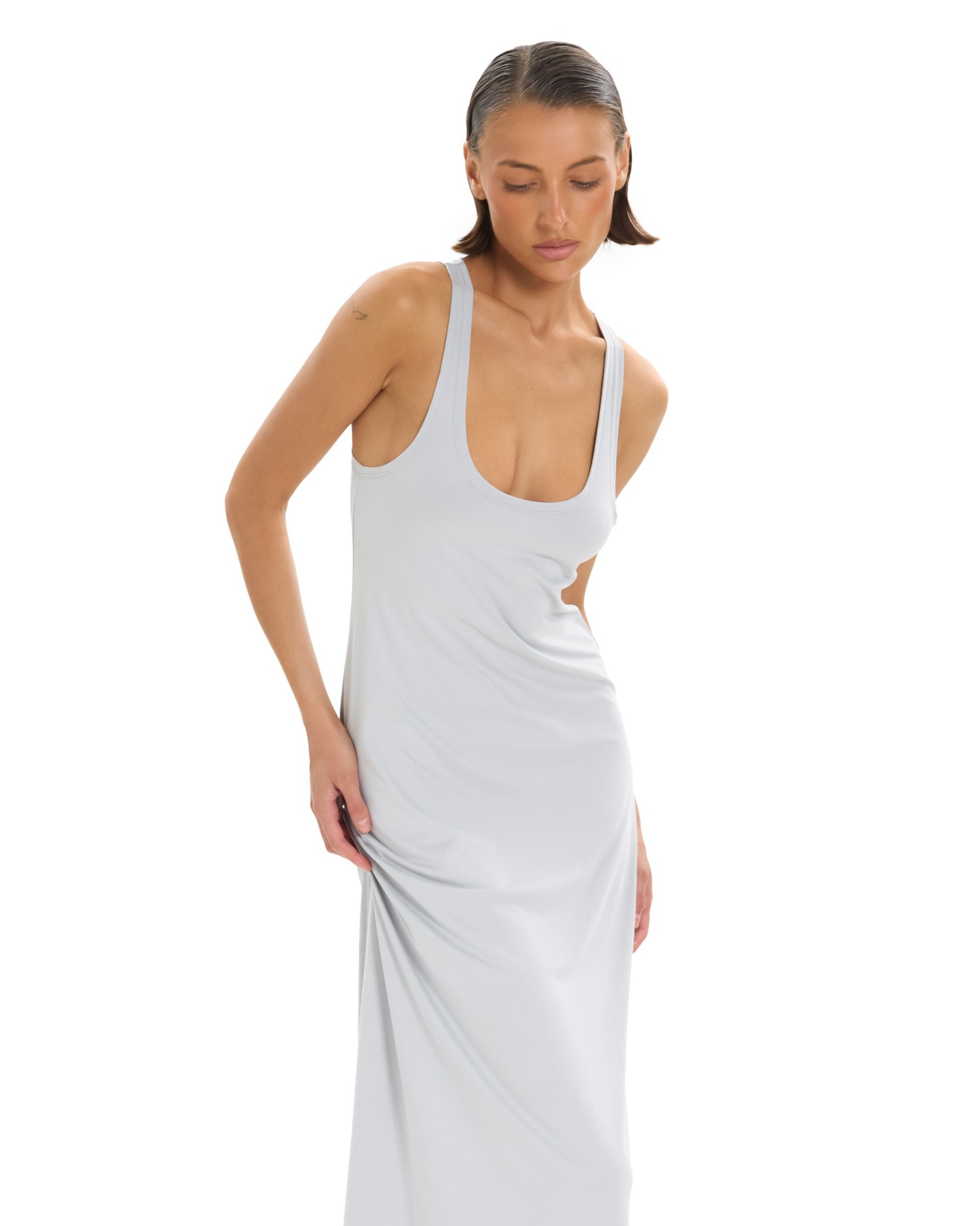 Платье BASE CLASSIC maxi Серый