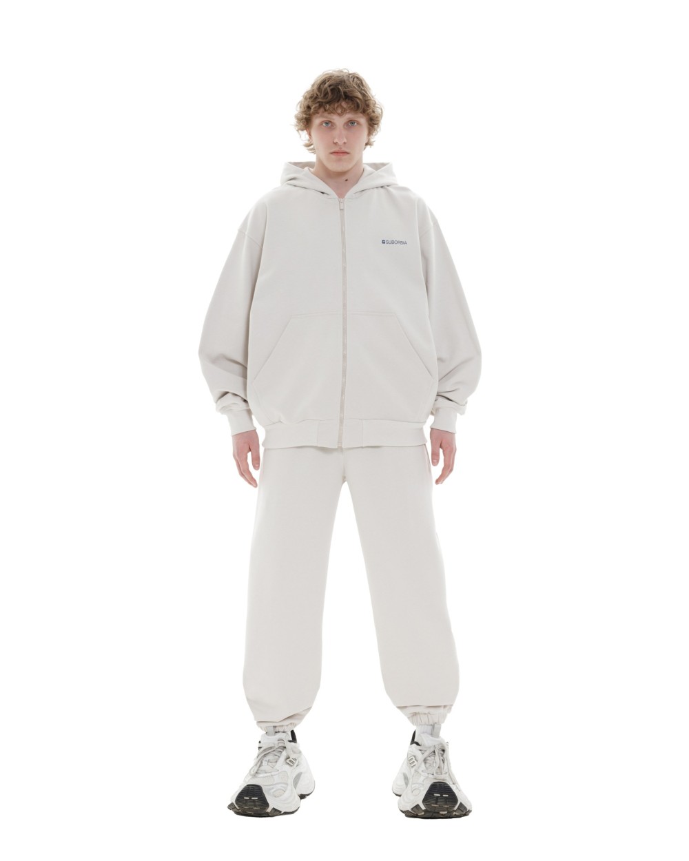 Худи ZIP TERMINAL S `25 MEN White stone