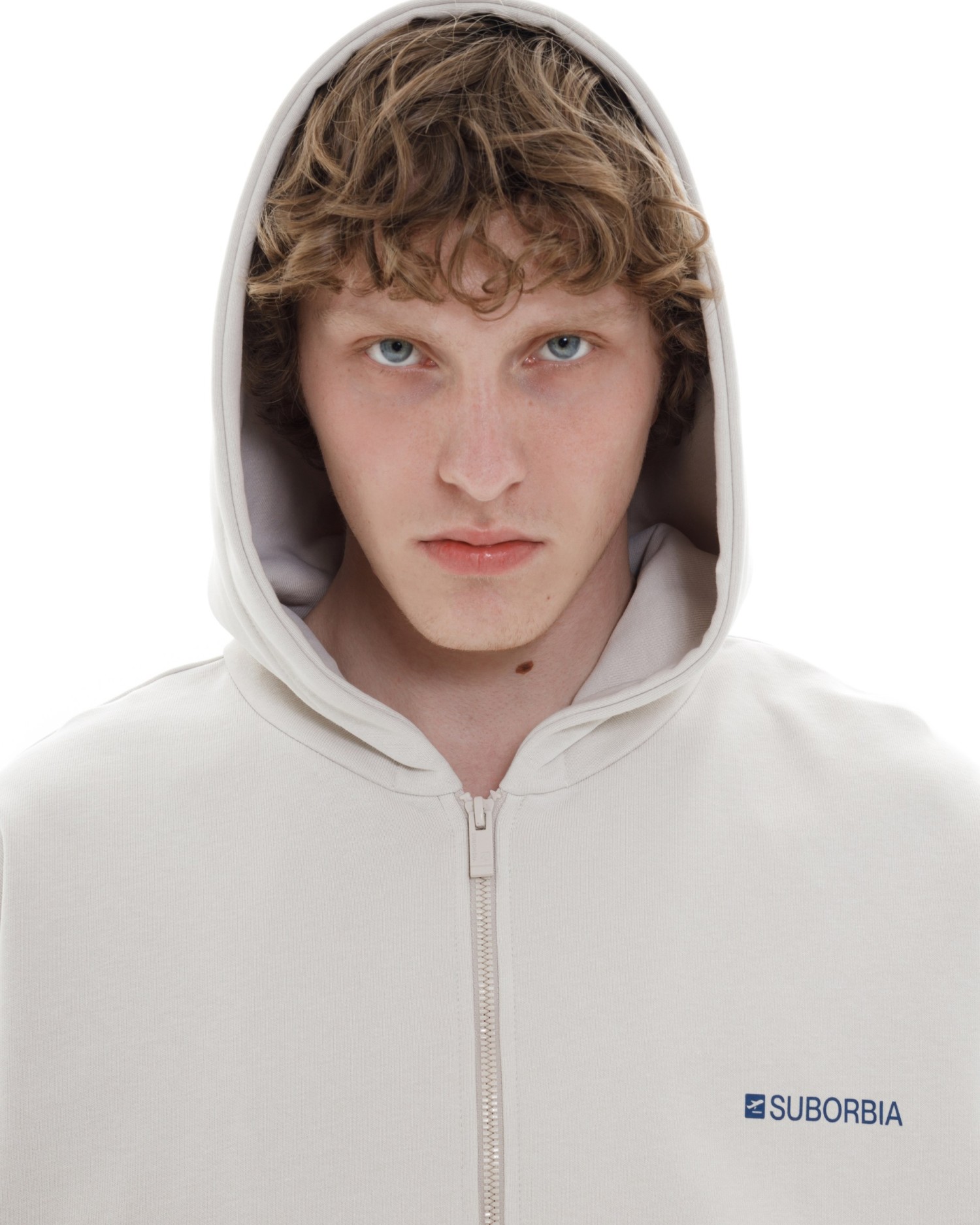 Худи ZIP TERMINAL S `25 MEN White stone