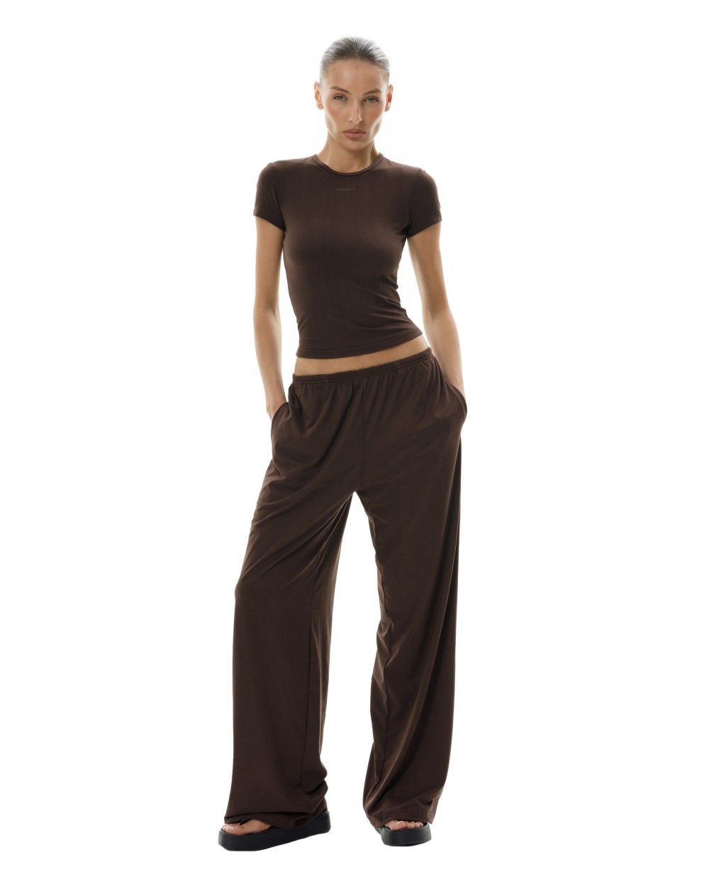 Брюки палаццо BASE Brown