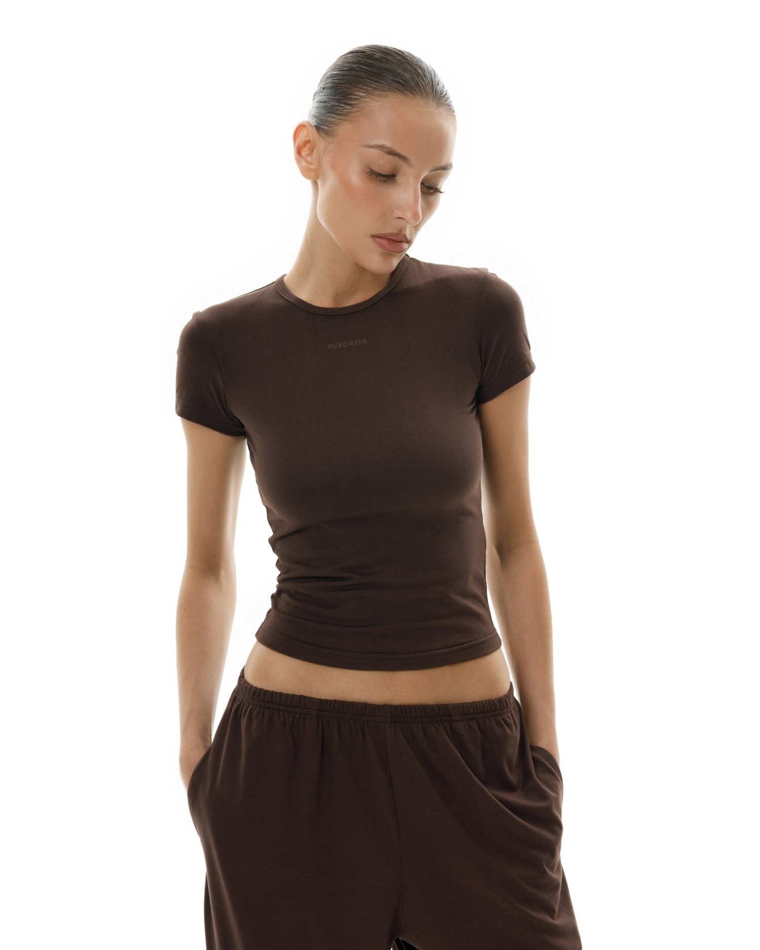 Брюки палаццо BASE Brown