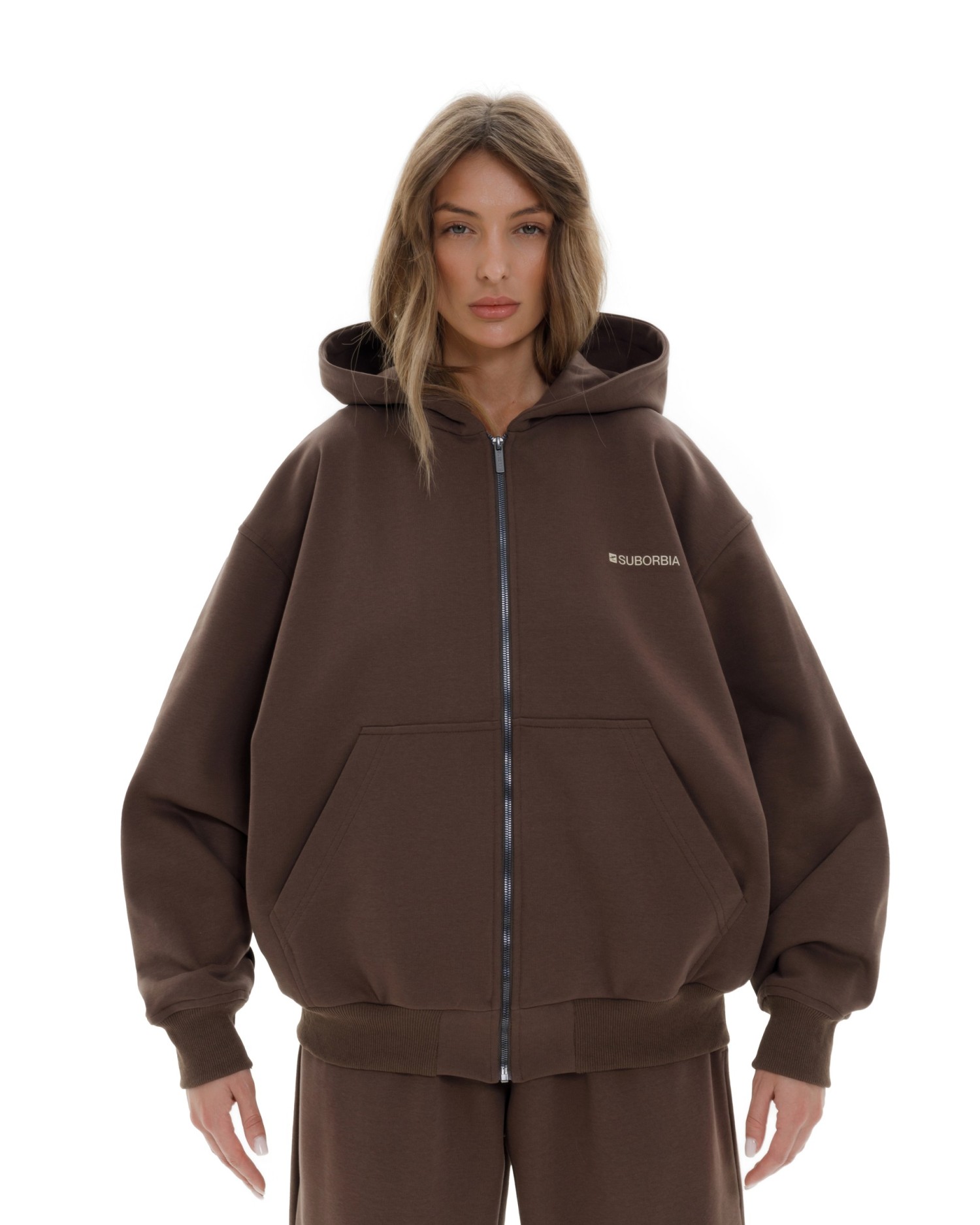 Худи ZIP TERMINAL S `25 Brown