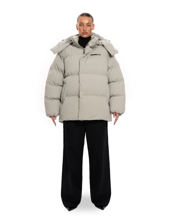 Пуховик PATTERN ANG Grey