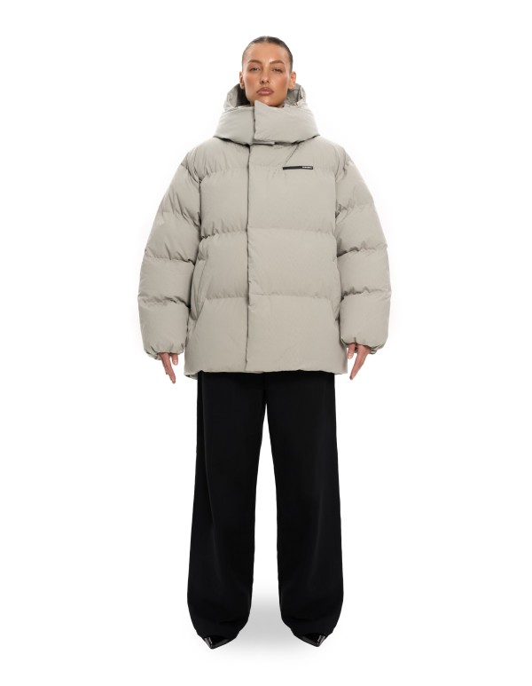 Пуховик PATTERN ANG Grey