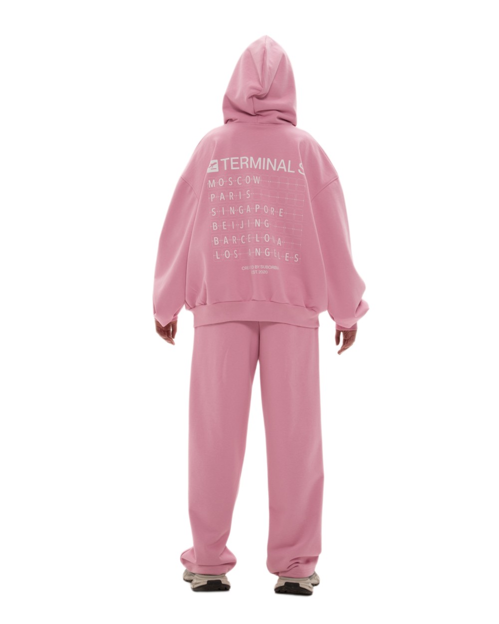 Худи ZIP TERMINAL S crystal rose