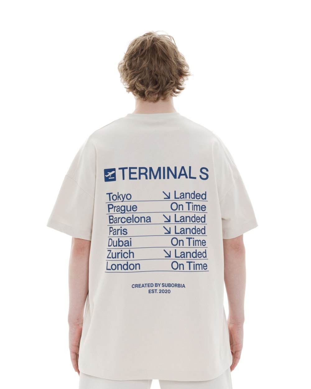 Футболка CITIES TERMINAL S `25 MEN White stone