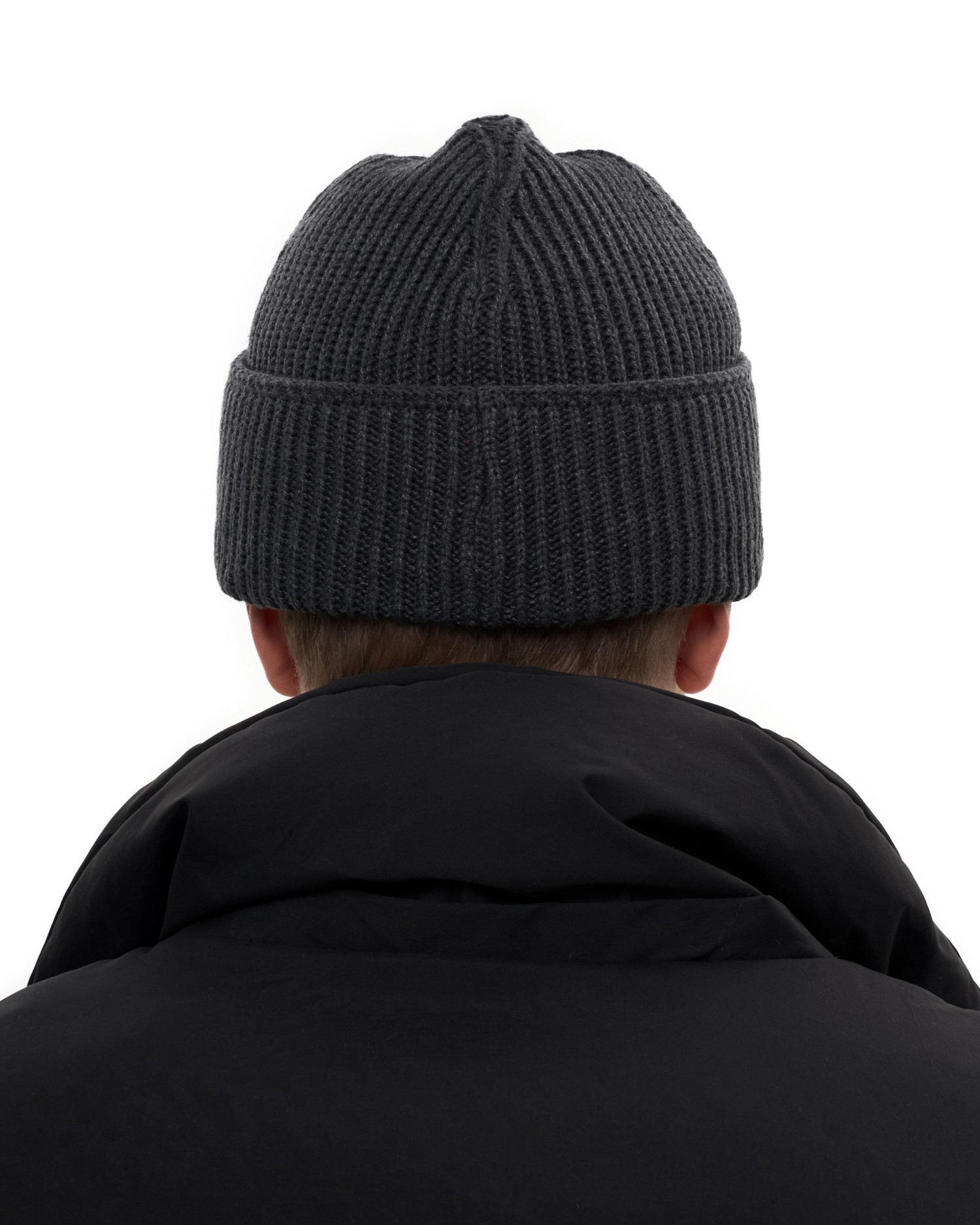 Шапка SUBORBIA Name MEN Dark grey melange