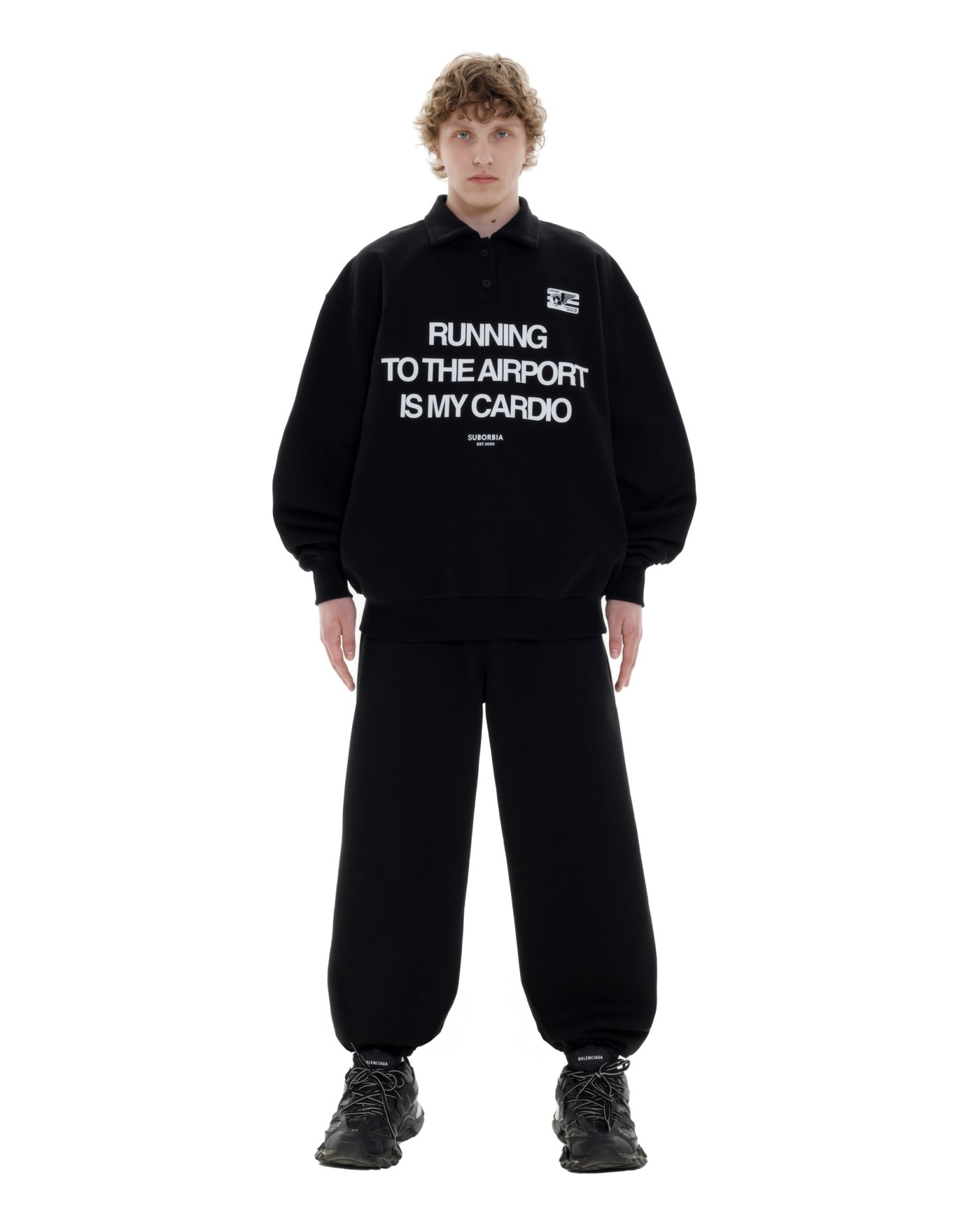 Свитшот-поло TERMINAL S `25 MEN Black