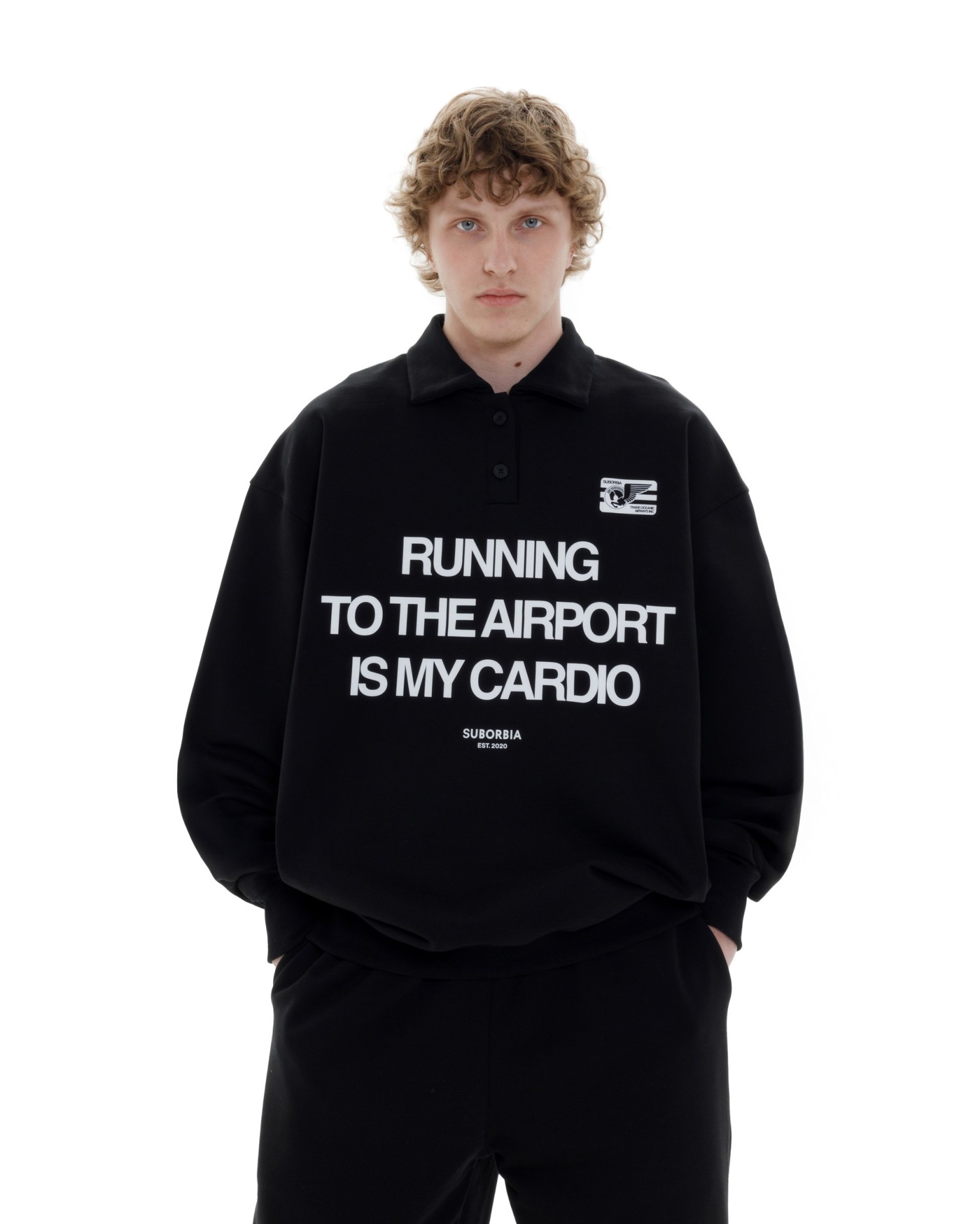 Свитшот-поло TERMINAL S `25 MEN Black