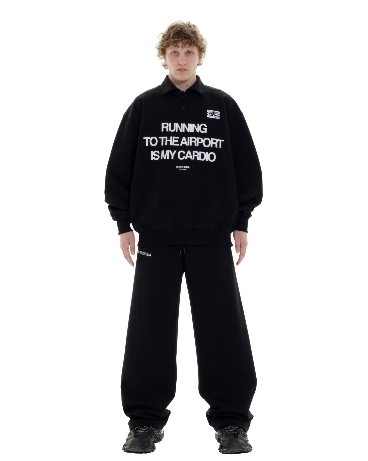 Свитшот-поло TERMINAL S `25 MEN Black