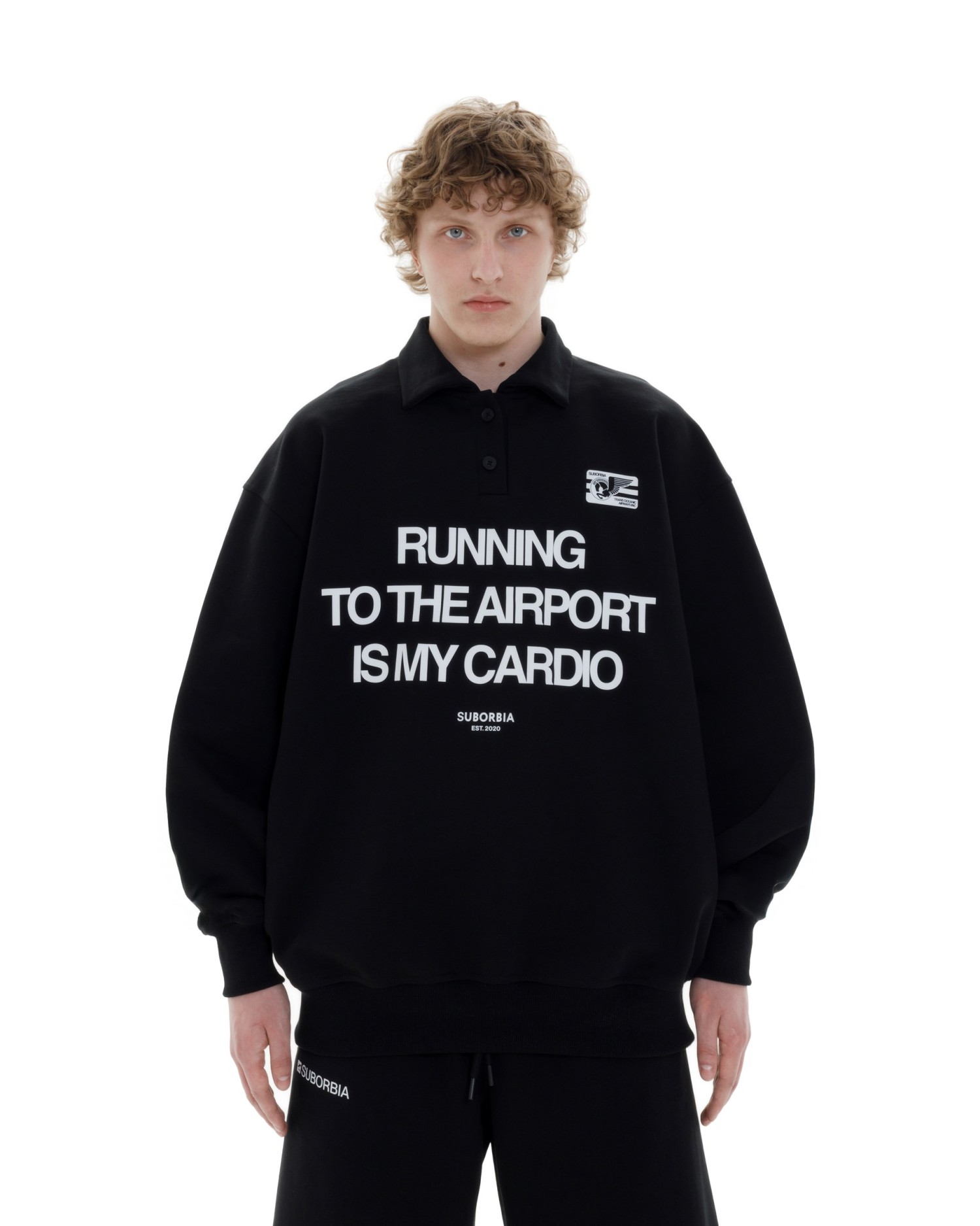 Свитшот-поло TERMINAL S `25 MEN Black