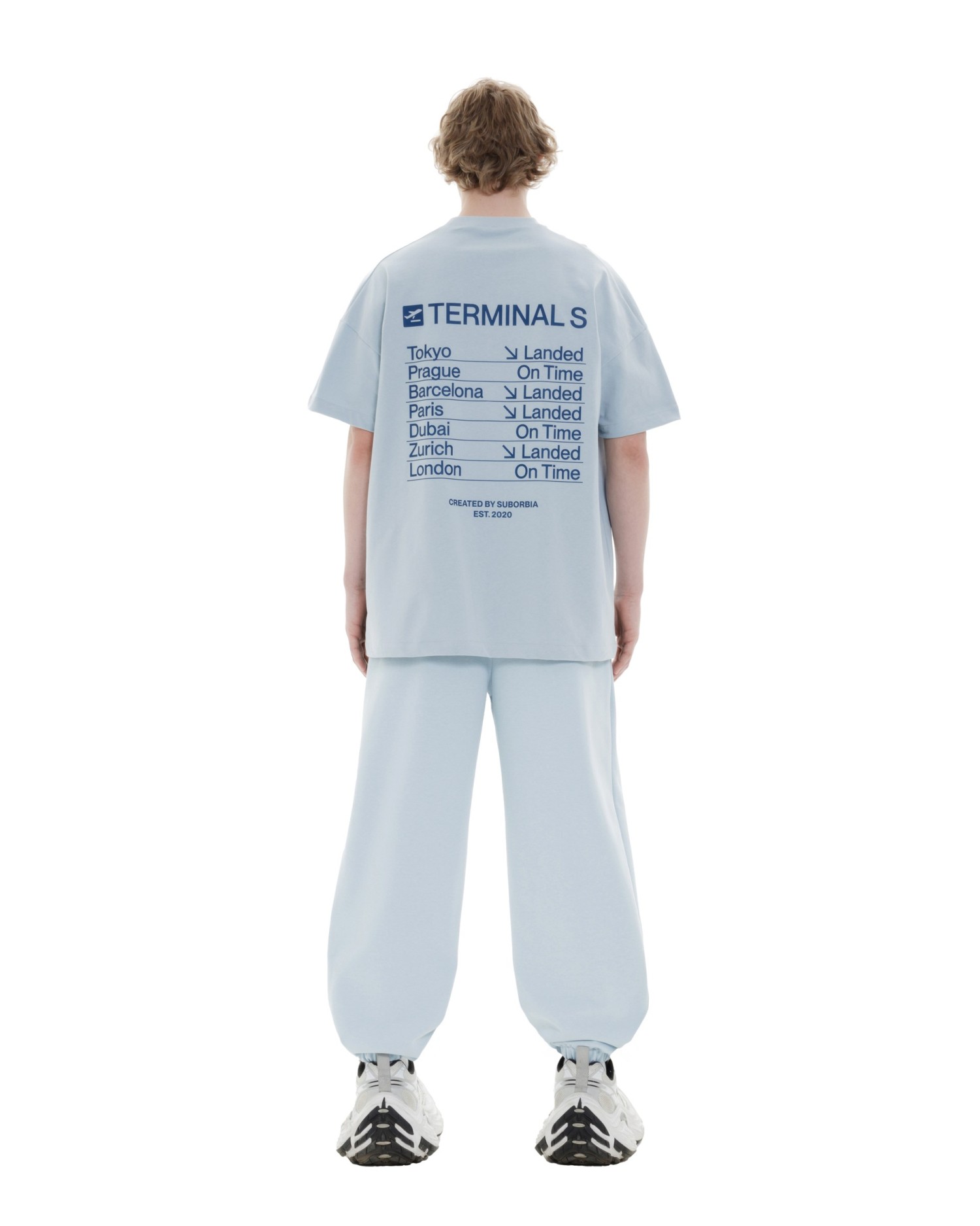 Джоггеры TERMINAL S `25 MEN Light blue