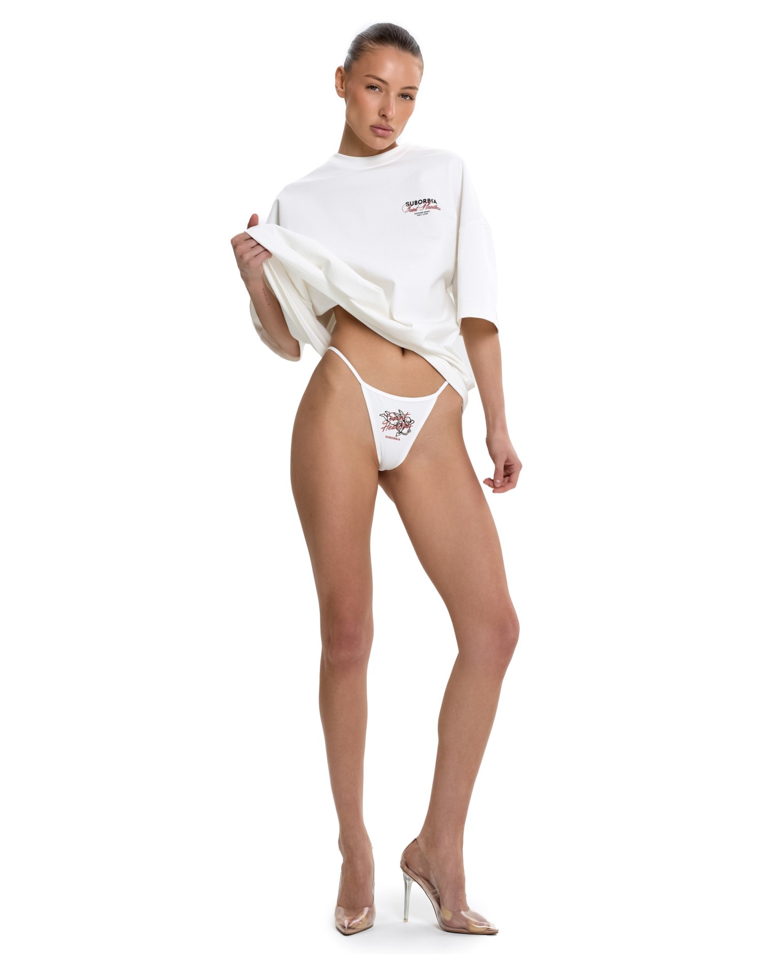 Футболка SAINT HEARTLESS White-Black