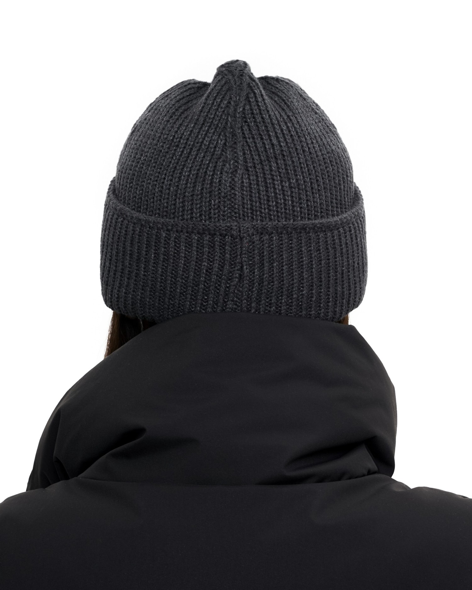 Шапка SUBORBIA Name Dark grey melange