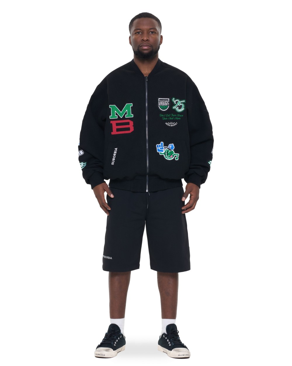Бомбер MEDIA BASKET MEN Black