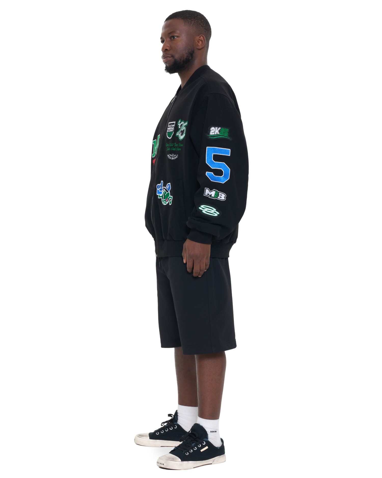 Бомбер MEDIA BASKET MEN Black