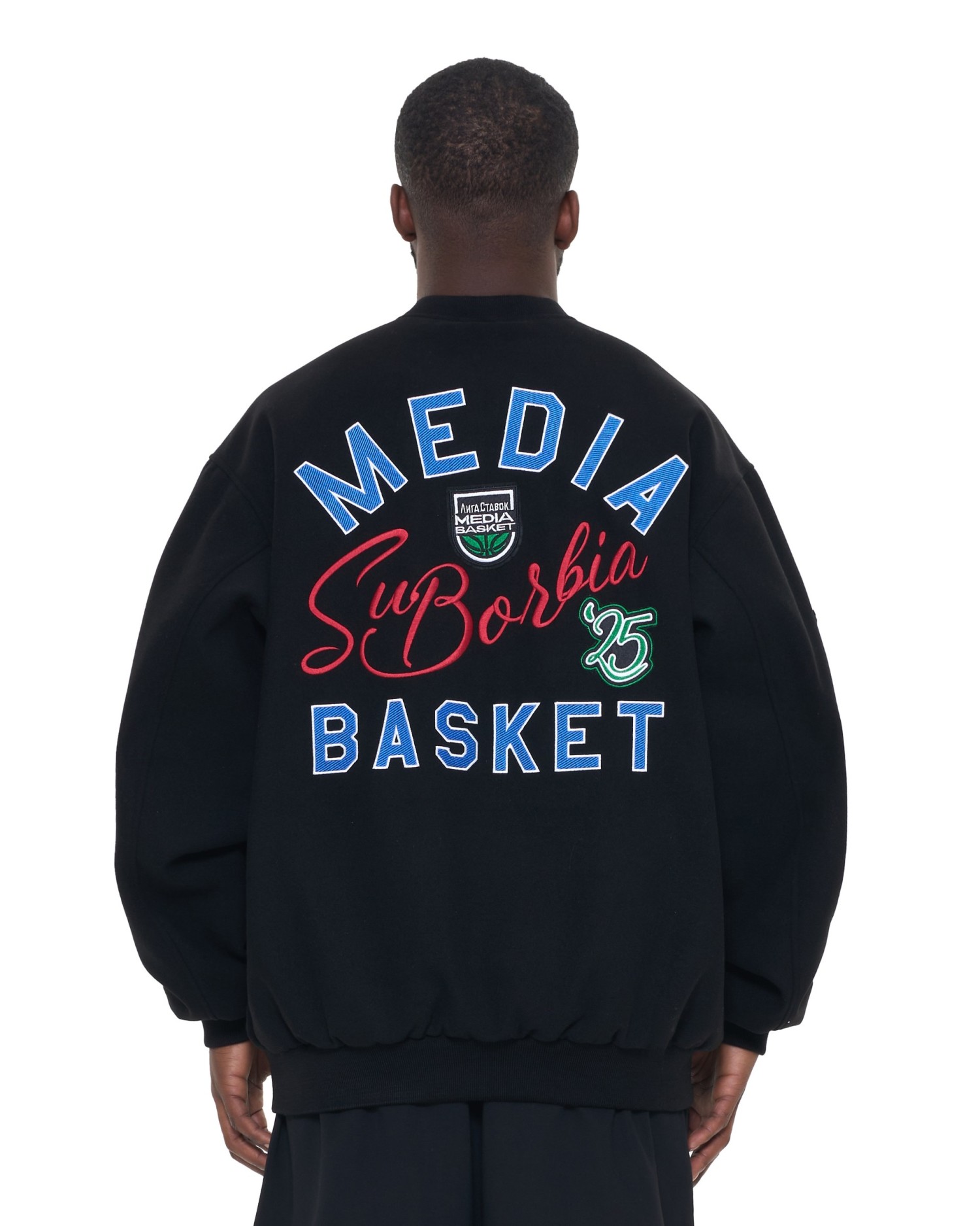 Бомбер MEDIA BASKET MEN Black