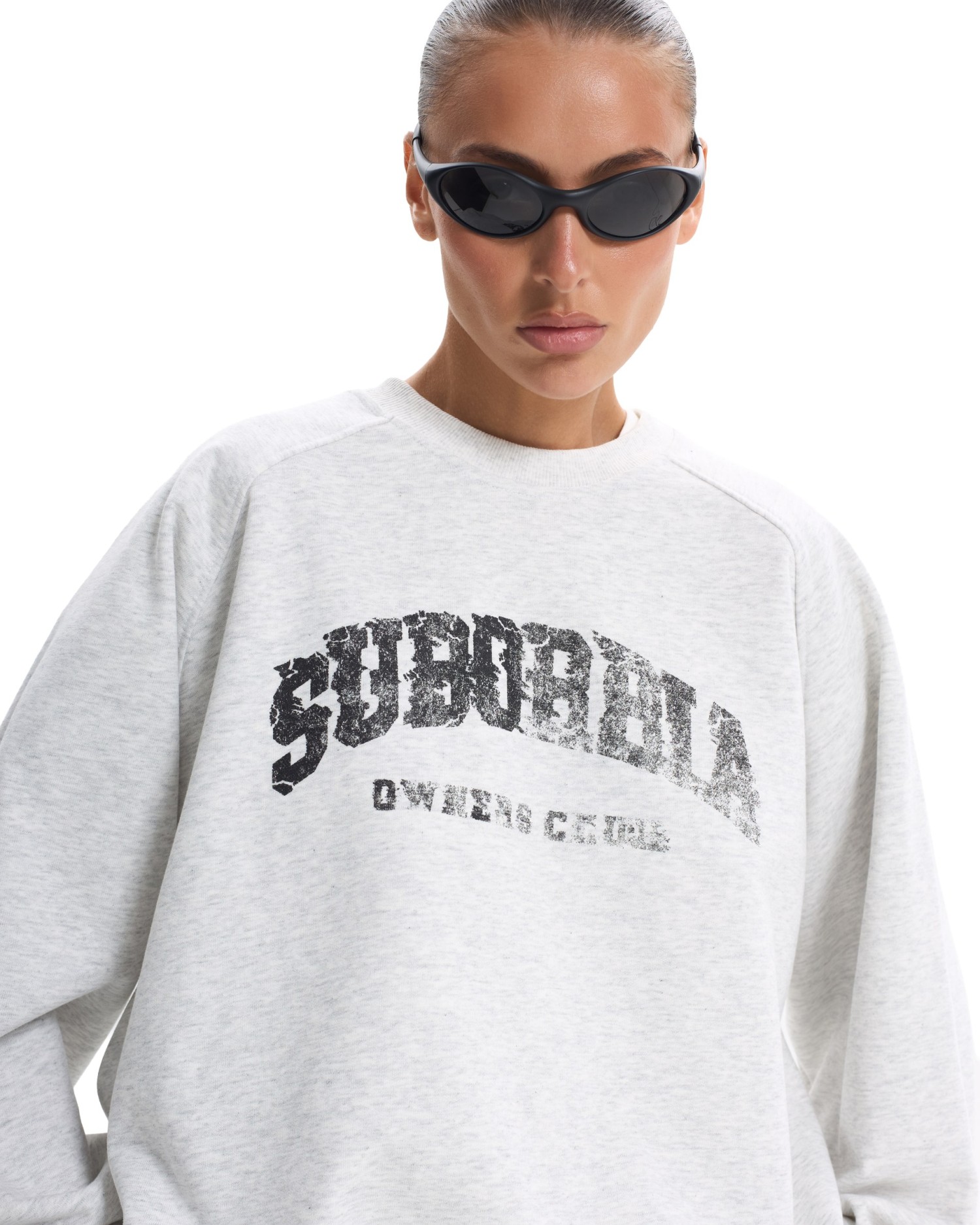 Свитшот SUBORBIA Серый меланж