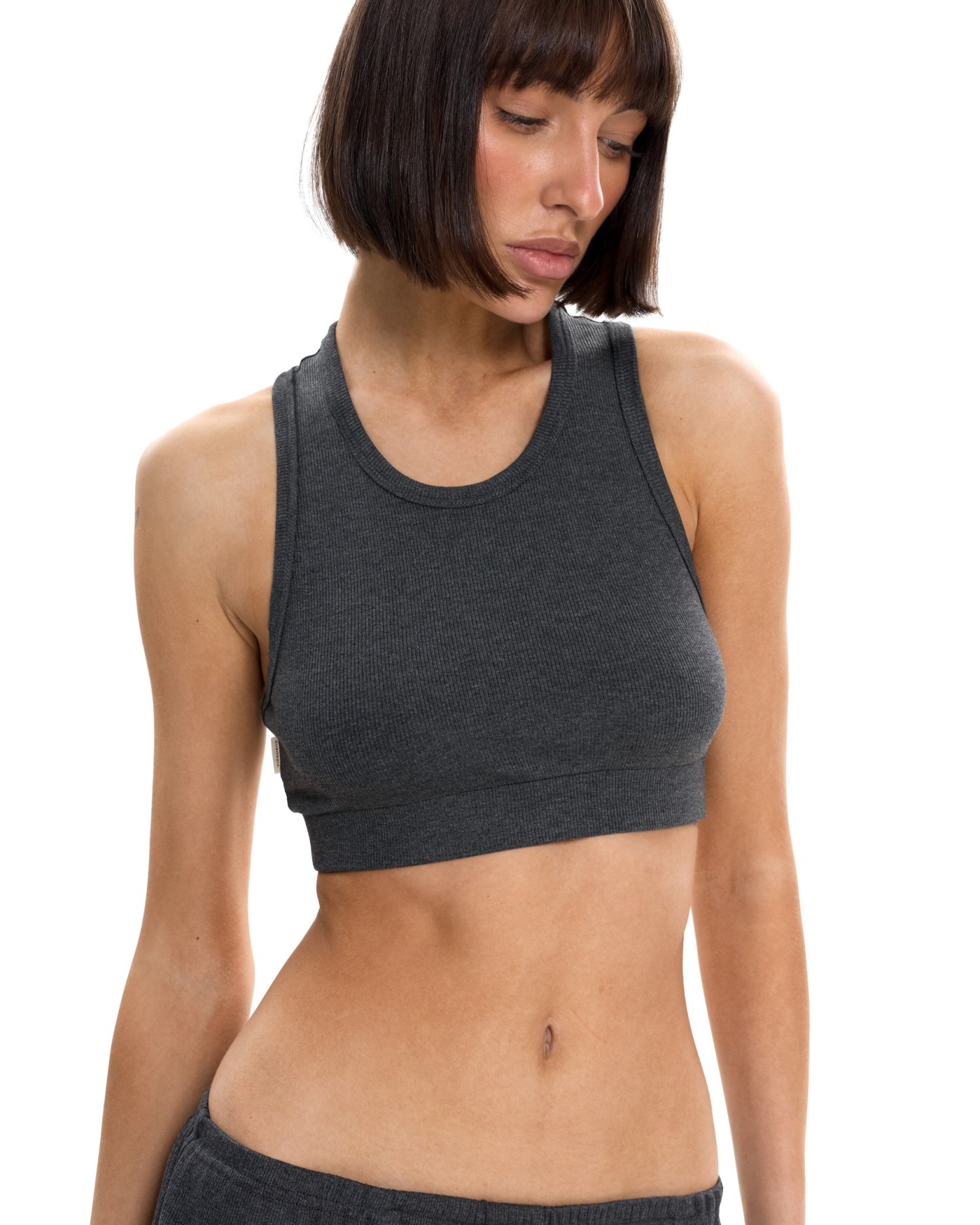 Майка crop TRUE FORM Графит