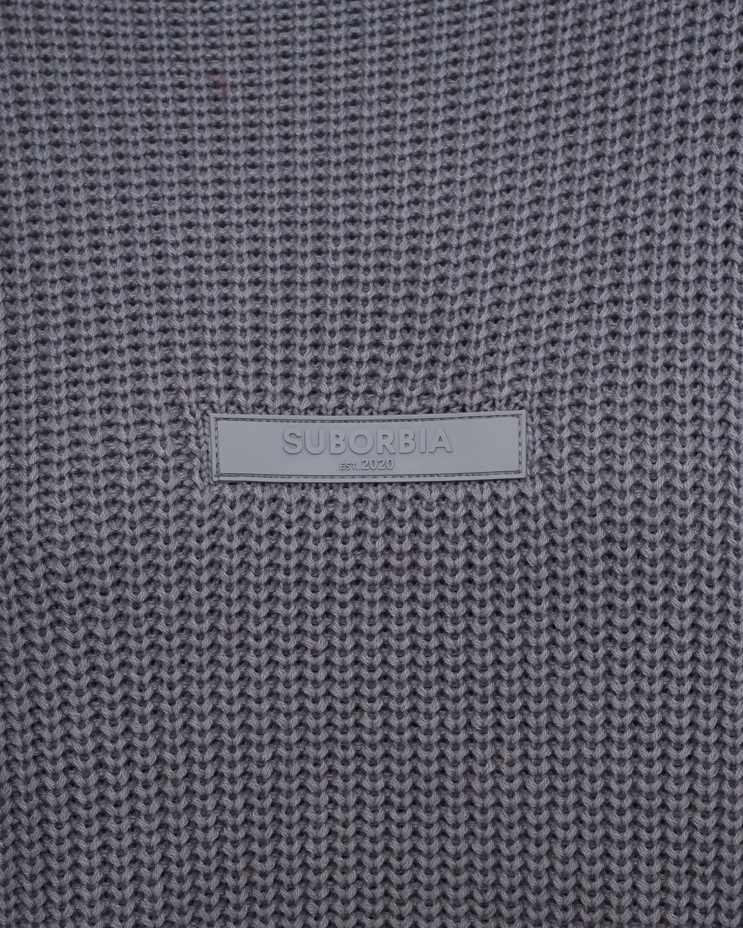 Свитер KNITTED с высоким воротом Graphite