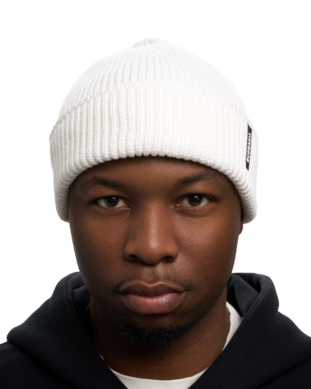 Шапка бини SUBORBIA MEN White