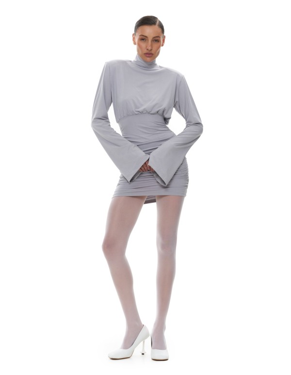 Платье из вискозы GOOD GIRL Grey