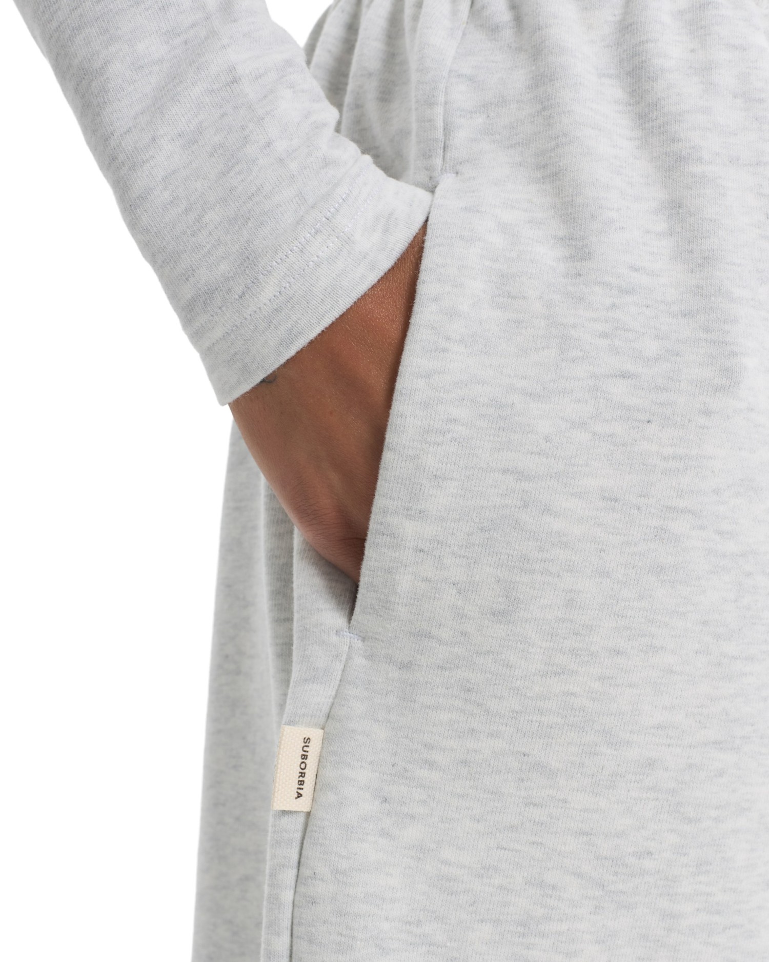 Лонгслив CASUAL ARMOR Светло-серый меланж