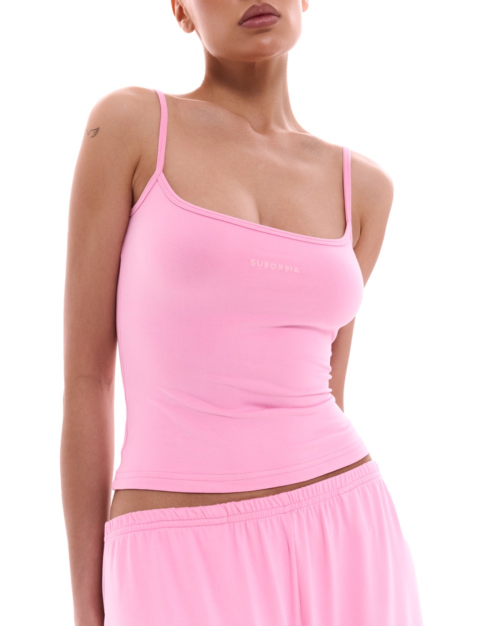 Брюки палаццо BASE Pink
