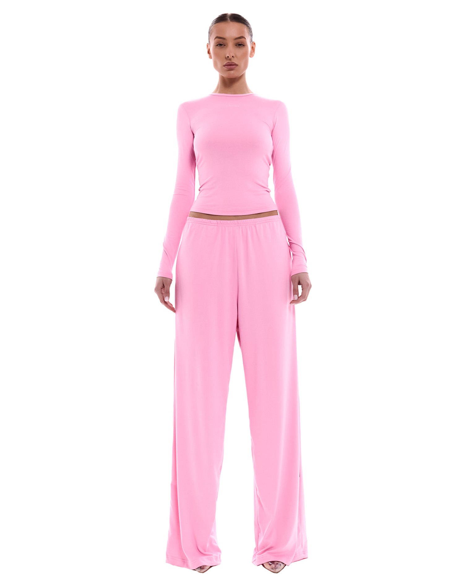 Брюки палаццо BASE Pink
