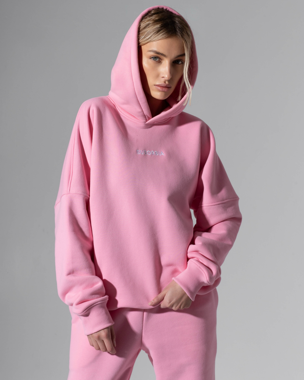 Костюм GATE BASIC 01 с худи (Pink)
