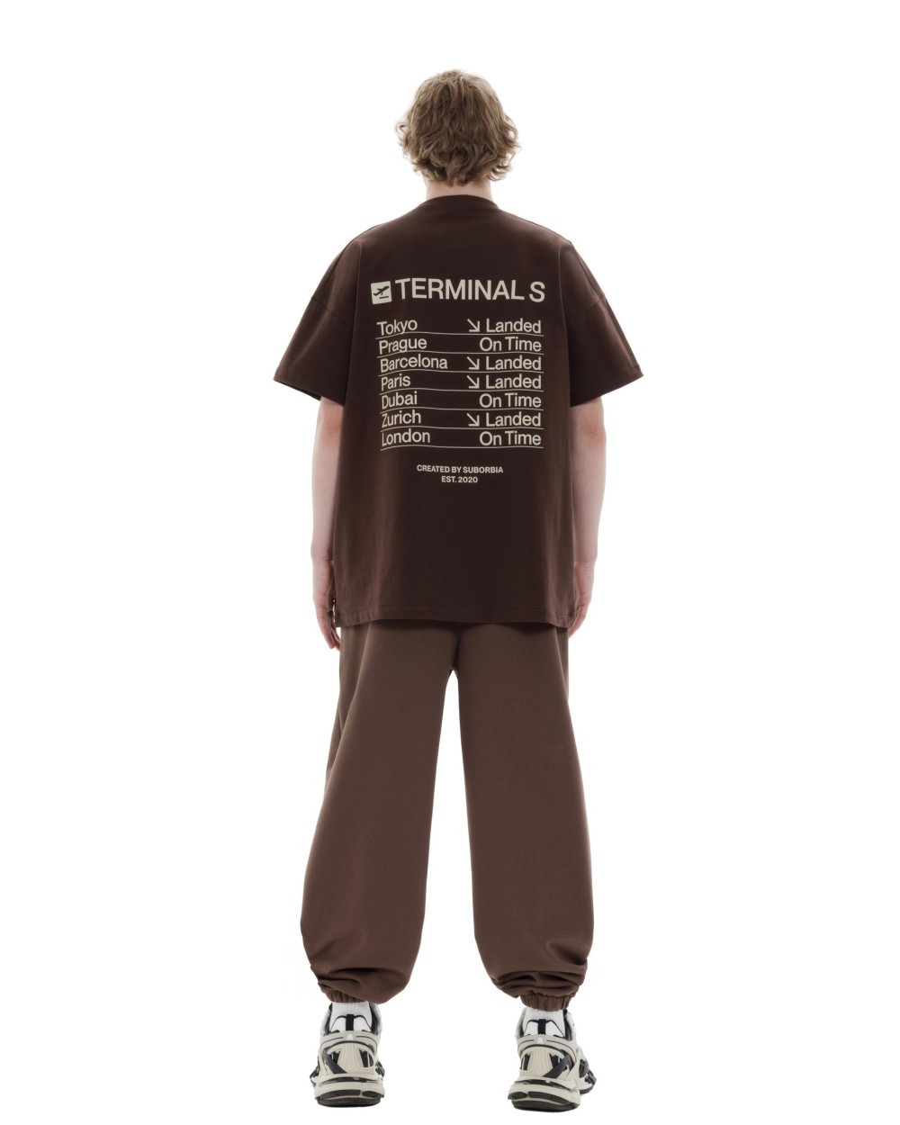 Футболка CITIES TERMINAL S `25 MEN Brown