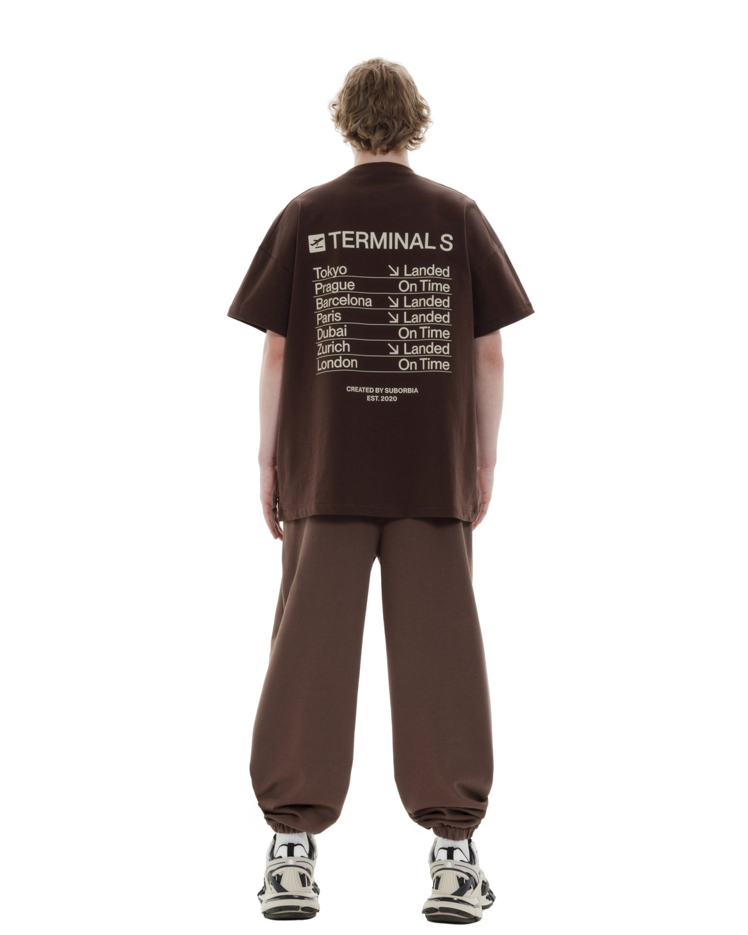 Футболка CITIES TERMINAL S `25 MEN Brown