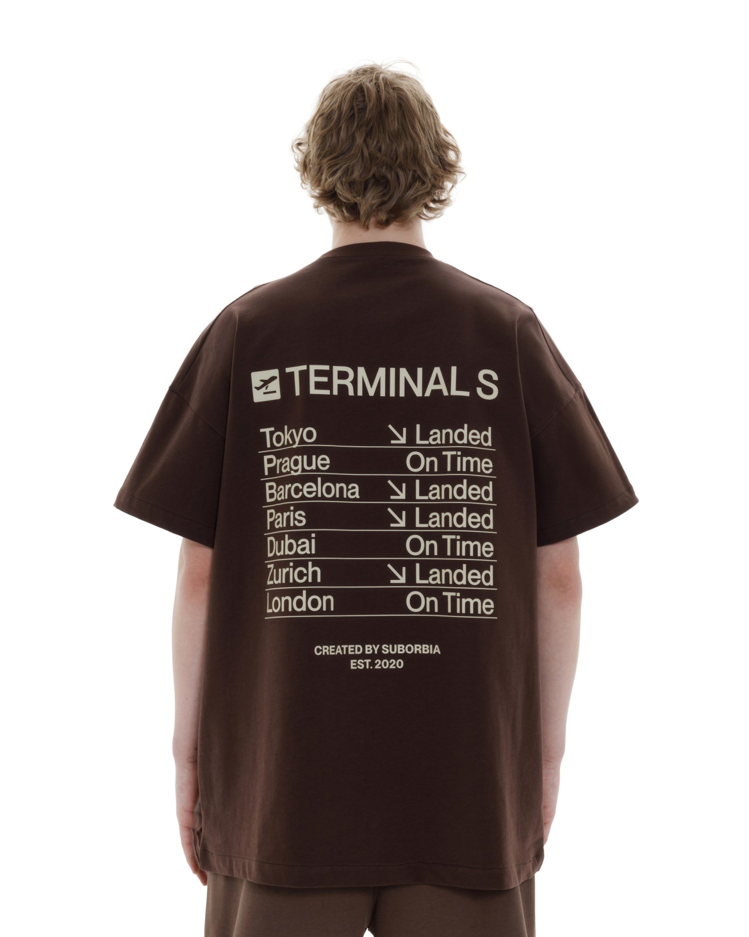 Футболка CITIES TERMINAL S `25 MEN Brown