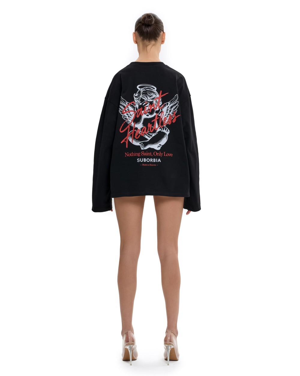 Лонгслив SAINT HEARTLESS Black