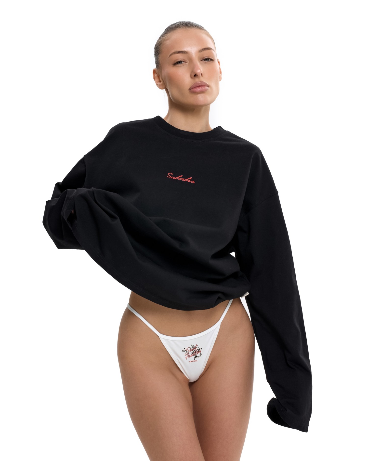 Лонгслив SAINT HEARTLESS Black