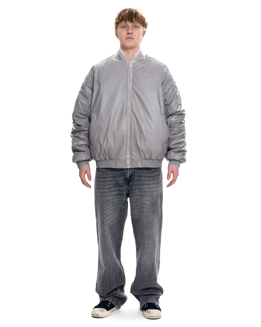 Мужской бомбер с эффектом термохрома